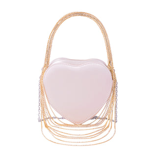 Heart Shape Crystal Rope Bag
