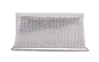 Sparkling Striped Evening Clutch