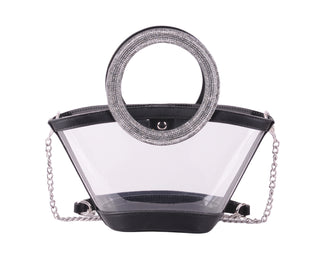 Sparkly Hoop Clear Bag