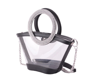 Sparkly Hoop Clear Bag