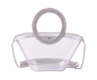 Sparkly Hoop Clear Bag