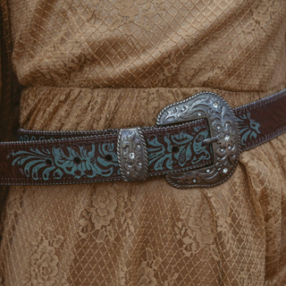 Dallas Rhinestone Buckle Belt