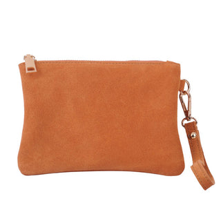 Suede Wristlet Pouch