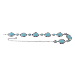 Large Turquoise Stone Chain Belt