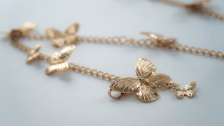 Gold Butterfly Chain Belt - Ships December 22nd