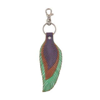 Multi Color Leaf Bag Charm