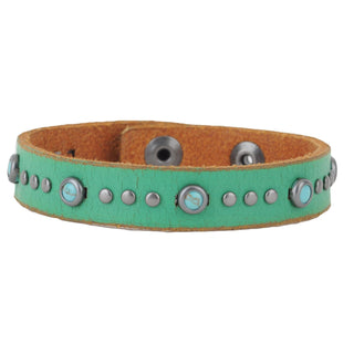 Skinny Turquoise and Studs Bracelet