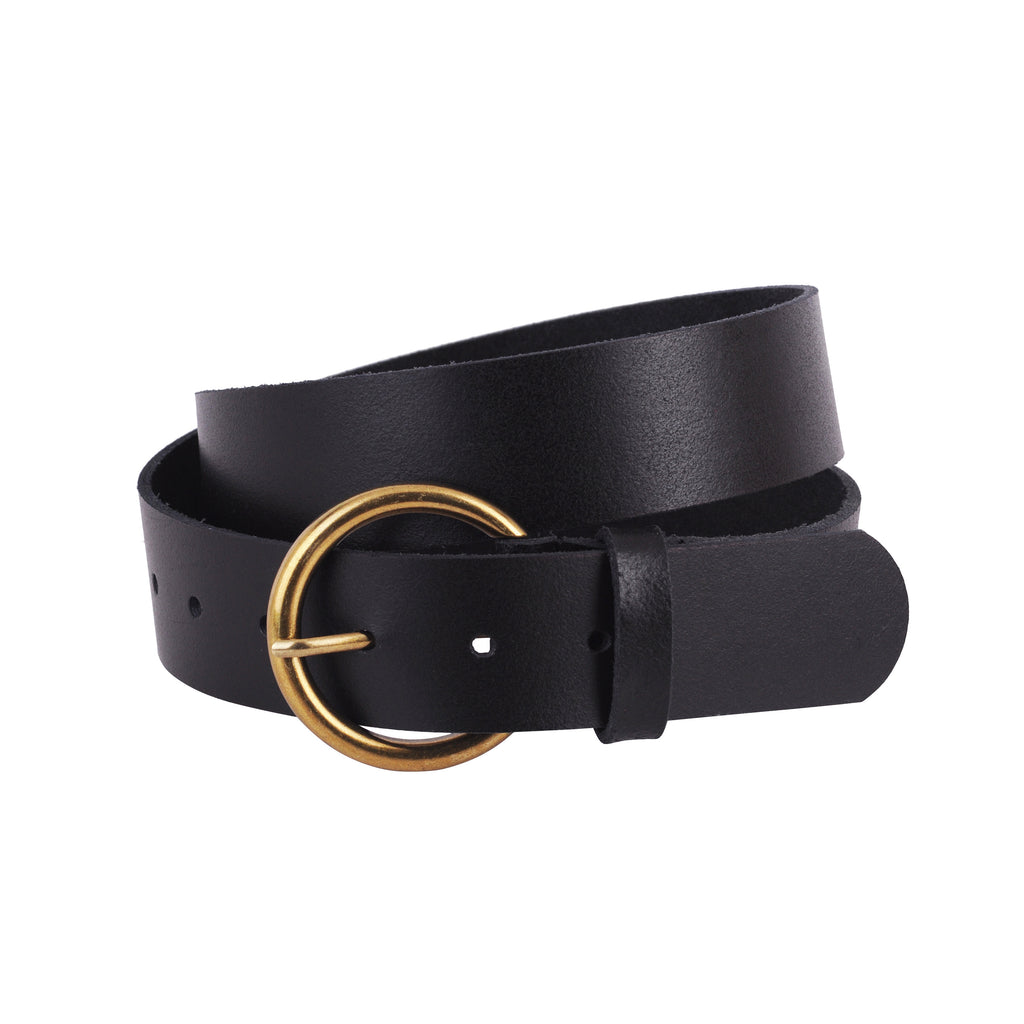 Black of Class Round Buckle Belt | Most Wanted USA