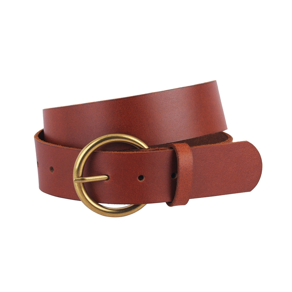 Tan of Class Round Buckle Belt | Most Wanted USA