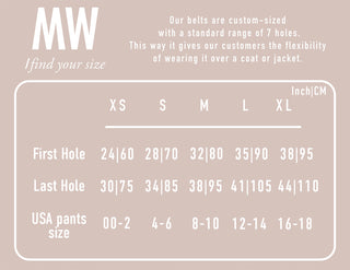 Women - Skinny Round Studded Leather Belt - mostwantedusa
