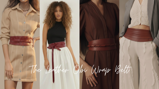 The Leather Obi Wrap Belt: One Belt, Ten-Plus Ways to Wear It