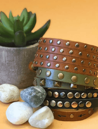 Studs and Grommets Bracelets - mostwantedusa