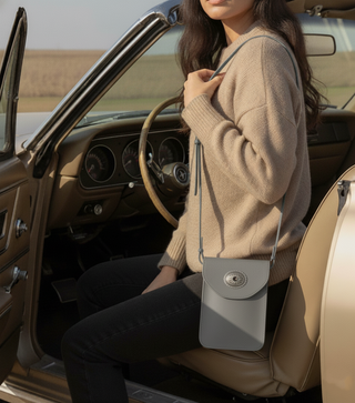 Leather Cellphone Crossbody