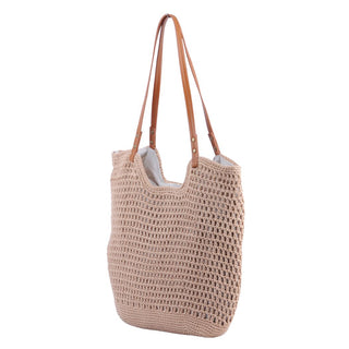 Woven Crochet Tote Bag