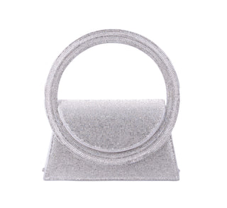 Chic Circle Top Handle Evening Bag