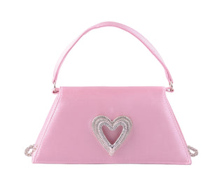 Satin Heart Satchel