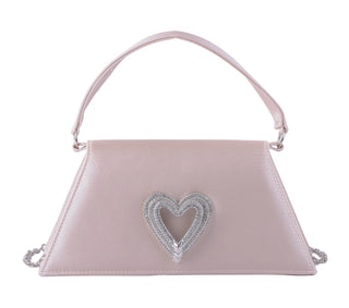 Satin Heart Satchel