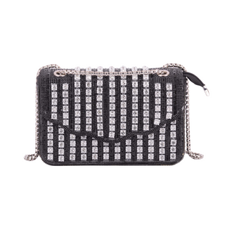 Classic Rhinestone Shoulder Bag