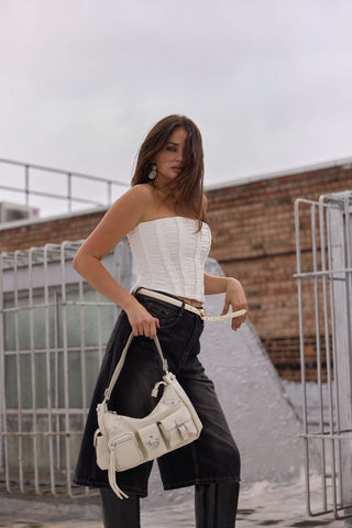 Patent Vegan Leather Runaway Bag