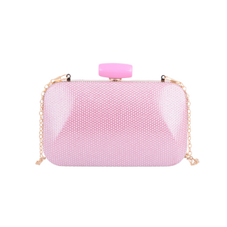 Evening Kiss Clasp Sparkle Clutch