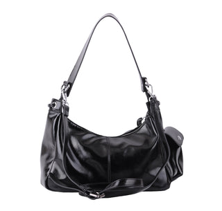 Patent Vegan Leather Runaway Bag