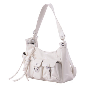 Patent Vegan Leather Runaway Bag