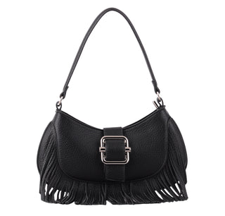 Baguette Bag with Western Fringe