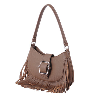 Baguette Bag with Western Fringe