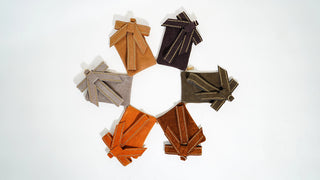 Suede Wristlet and Hang Off Set of 3 - Ships July 21st