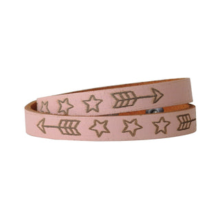 Arrow and Star tooled bracelet - Bracelet - mostwantedusa