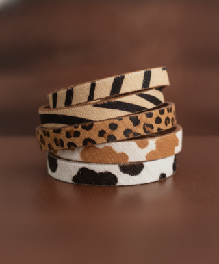 The Calf Skin Double Wrap Bracelet