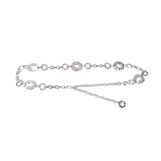 Stamped Metallic Donut Link Belt - Ships July 21st