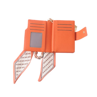 Wallet Adorned with Matching Scarf Hang-Off