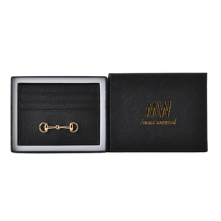 The Saddle Club Horsebit Leather Card Holder