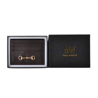 The Saddle Club Horsebit Leather Card Holder