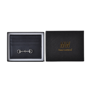 The Saddle Club Horsebit Leather Card Holder