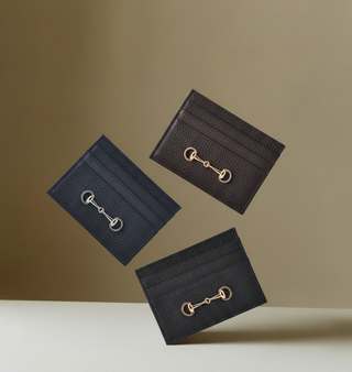 The Saddle Club Horsebit Leather Card Holder