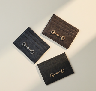 The Saddle Club Horsebit Leather Card Holder