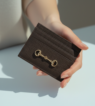 The Saddle Club Horsebit Leather Card Holder