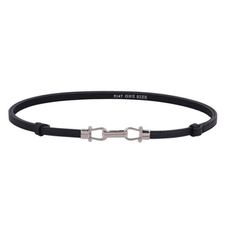 Adjustable Sliding Belt with Equestrian Clasp Buckle - mostwantedusa