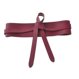 Leather Obi Wrap Belt