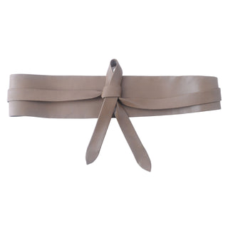 Leather Obi Wrap Belt