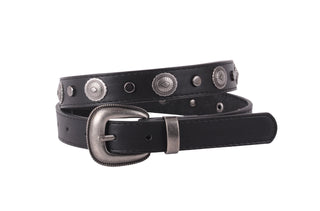 Western Grunge Concho Belt