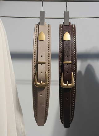 Avant Garde Wide Studded Western Belt