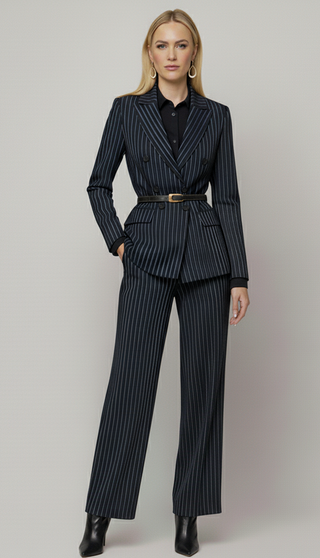 Reversible Belt with Angular Asymmetrical Buckle