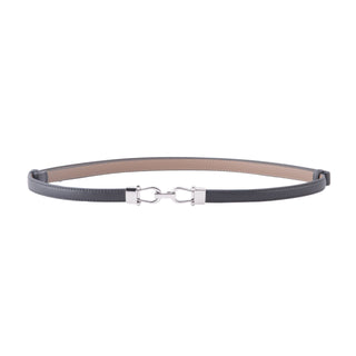 Adjustable Belt with Silver Buckle