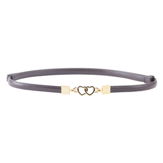 Adjustable Belt with Heart Buckle