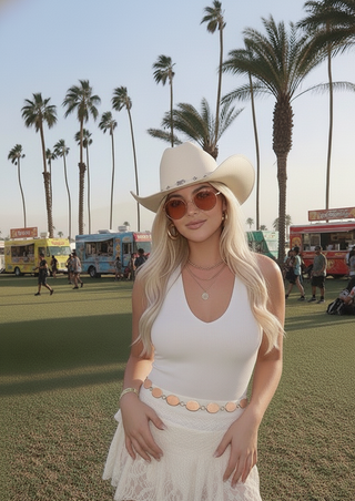 Brushed Matte Gold Oval Chain Belt