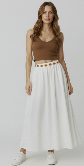 Fire Jewel Chain Belt