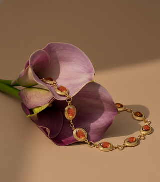 Fire Jewel Chain Belt